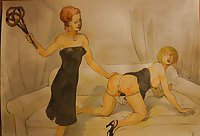 Female spanks Female Spanking  Art Mix
