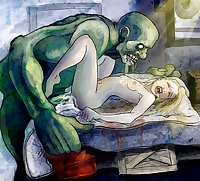 Drawn Hits - Toon Tits: Green Horror II